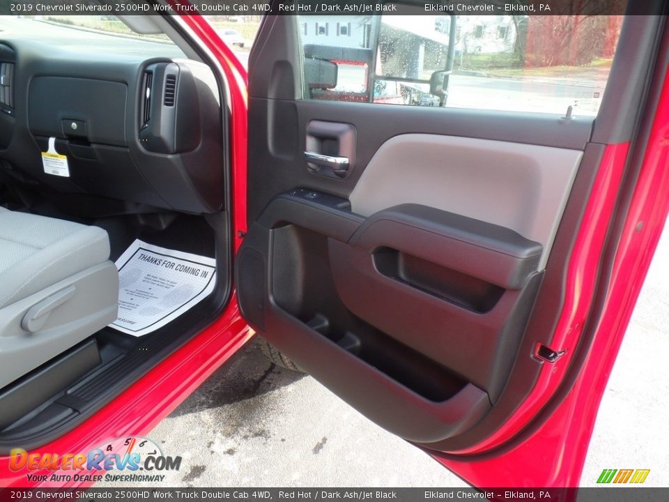 2019 Chevrolet Silverado 2500HD Work Truck Double Cab 4WD Red Hot / Dark Ash/Jet Black Photo #34