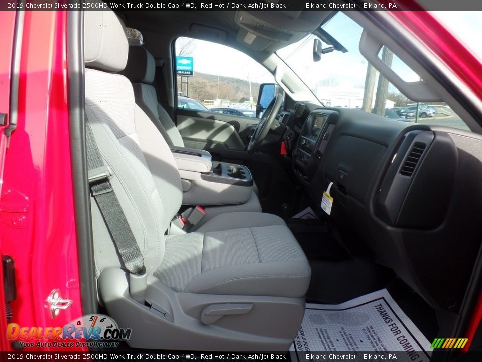 2019 Chevrolet Silverado 2500HD Work Truck Double Cab 4WD Red Hot / Dark Ash/Jet Black Photo #35