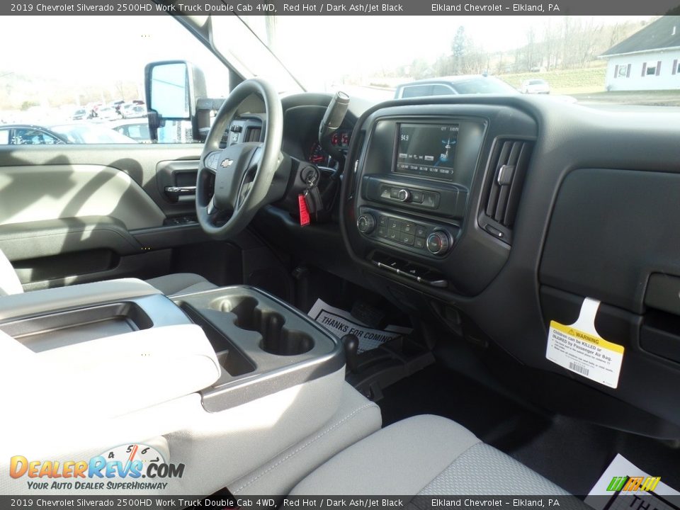 2019 Chevrolet Silverado 2500HD Work Truck Double Cab 4WD Red Hot / Dark Ash/Jet Black Photo #36