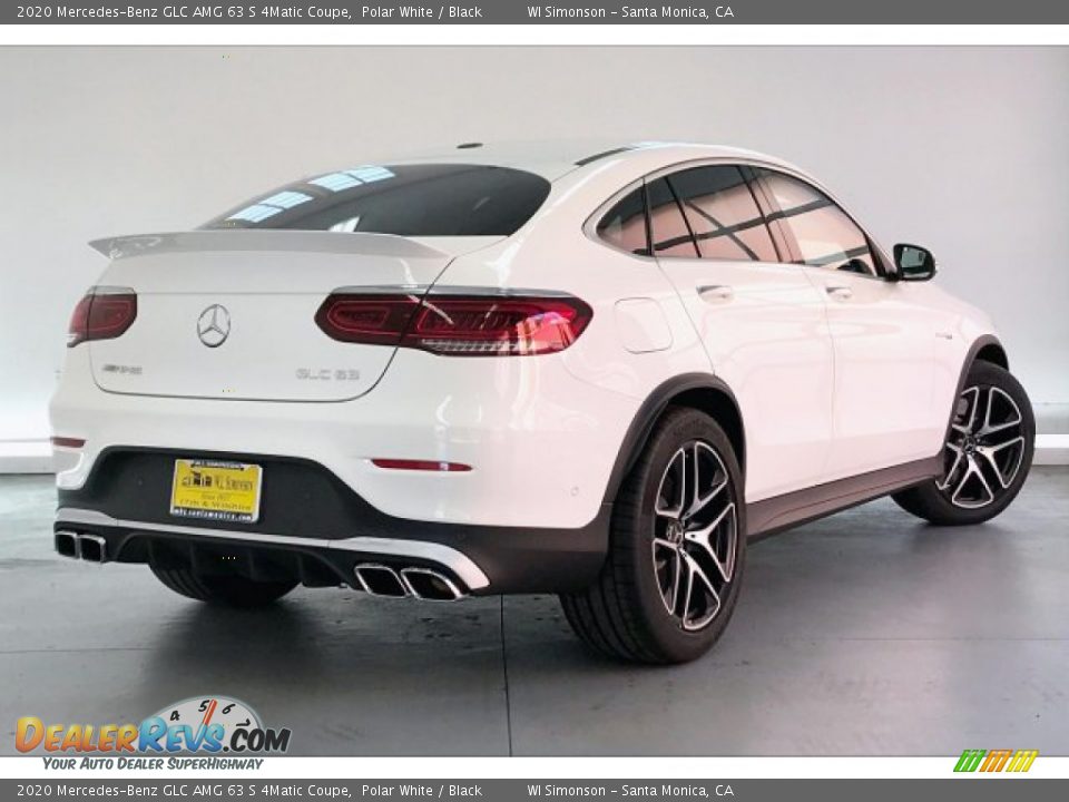 2020 Mercedes-Benz GLC AMG 63 S 4Matic Coupe Polar White / Black Photo #16