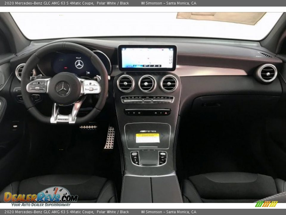 2020 Mercedes-Benz GLC AMG 63 S 4Matic Coupe Polar White / Black Photo #17