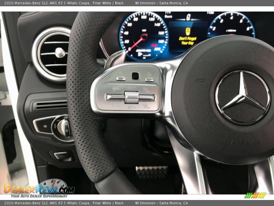 2020 Mercedes-Benz GLC AMG 63 S 4Matic Coupe Polar White / Black Photo #18