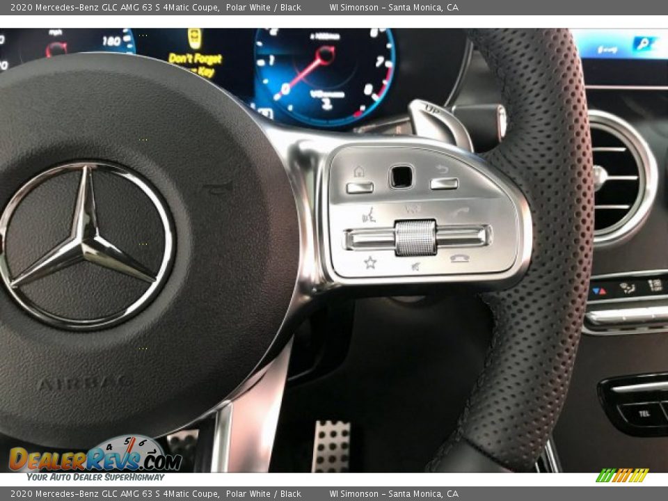 2020 Mercedes-Benz GLC AMG 63 S 4Matic Coupe Polar White / Black Photo #19