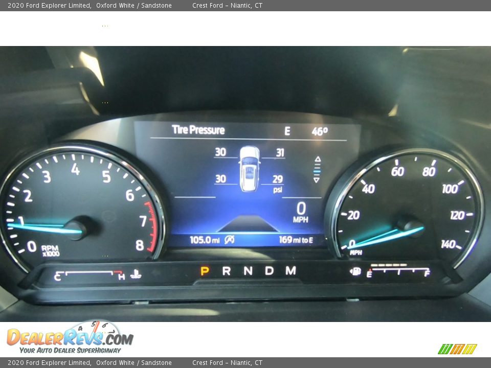 2020 Ford Explorer Limited Oxford White / Sandstone Photo #13