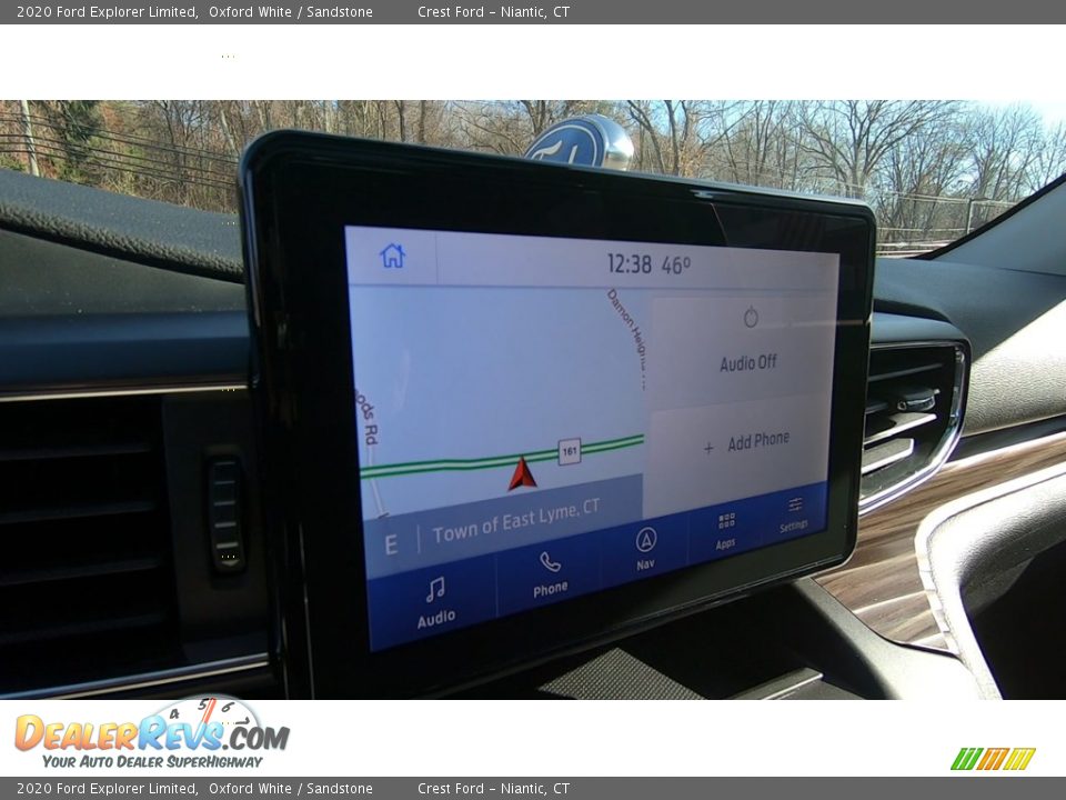 2020 Ford Explorer Limited Oxford White / Sandstone Photo #14