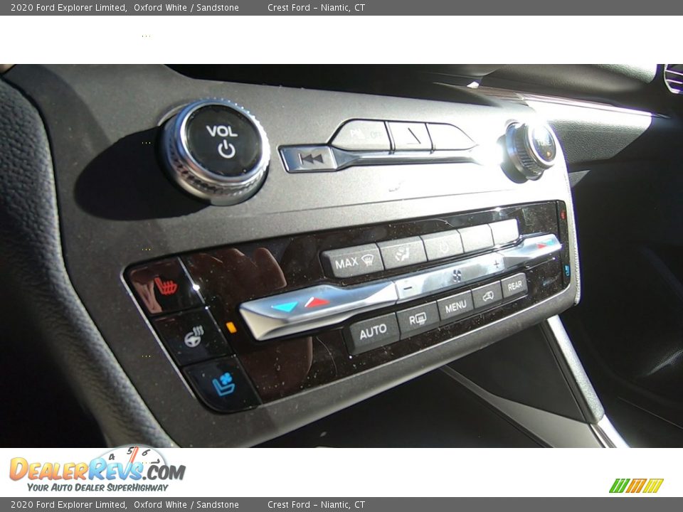 2020 Ford Explorer Limited Oxford White / Sandstone Photo #15