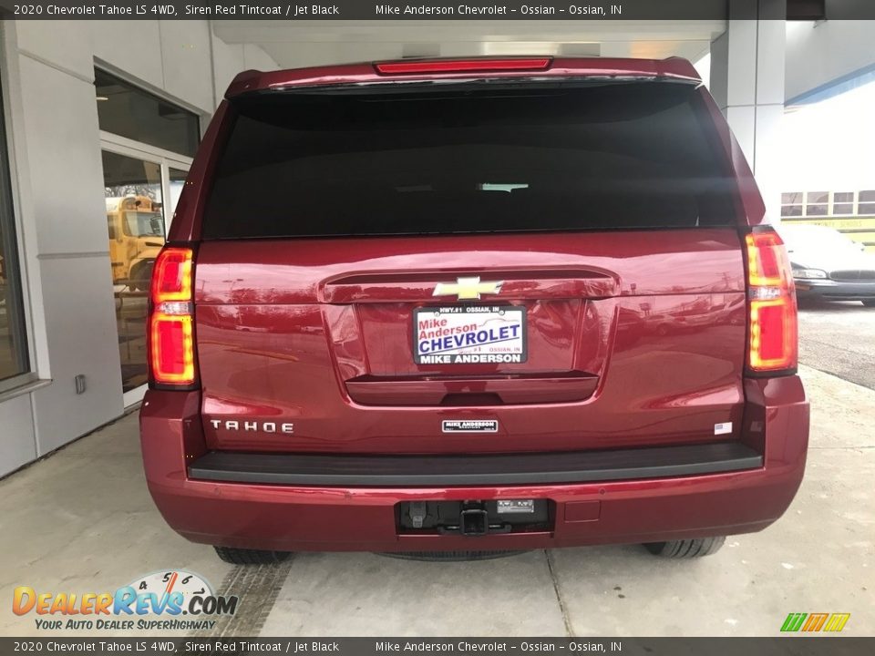 2020 Chevrolet Tahoe LS 4WD Siren Red Tintcoat / Jet Black Photo #4