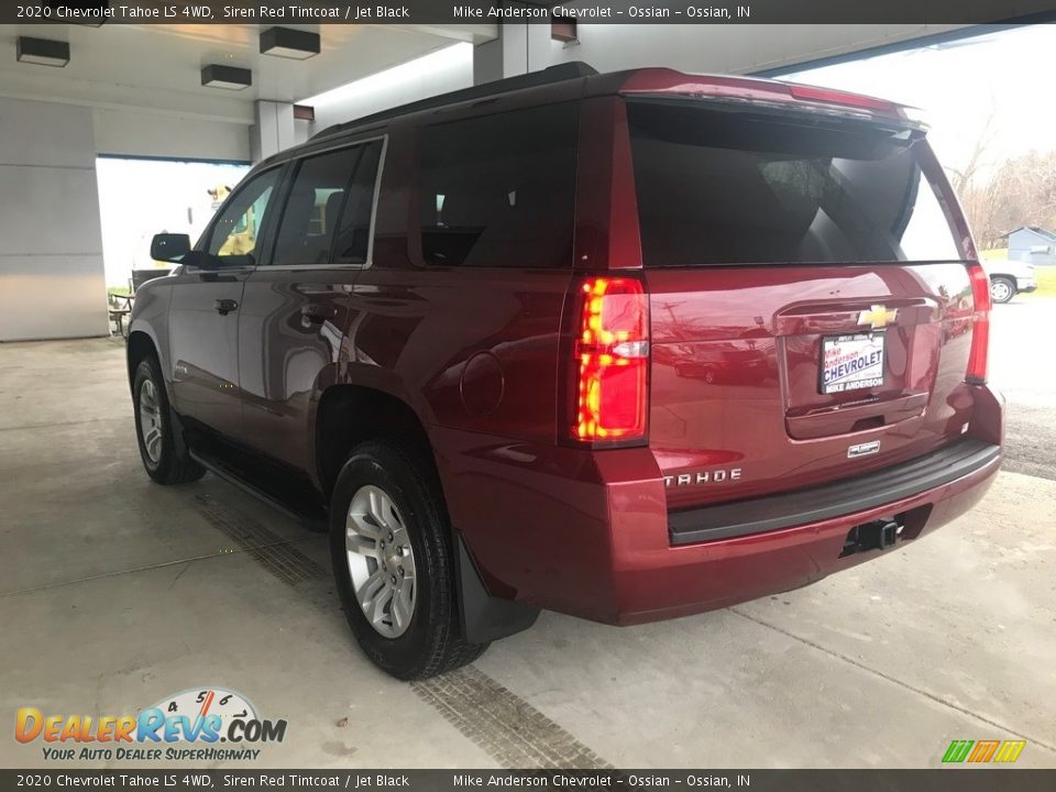 2020 Chevrolet Tahoe LS 4WD Siren Red Tintcoat / Jet Black Photo #5