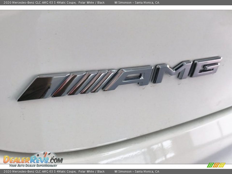 2020 Mercedes-Benz GLC AMG 63 S 4Matic Coupe Polar White / Black Photo #27