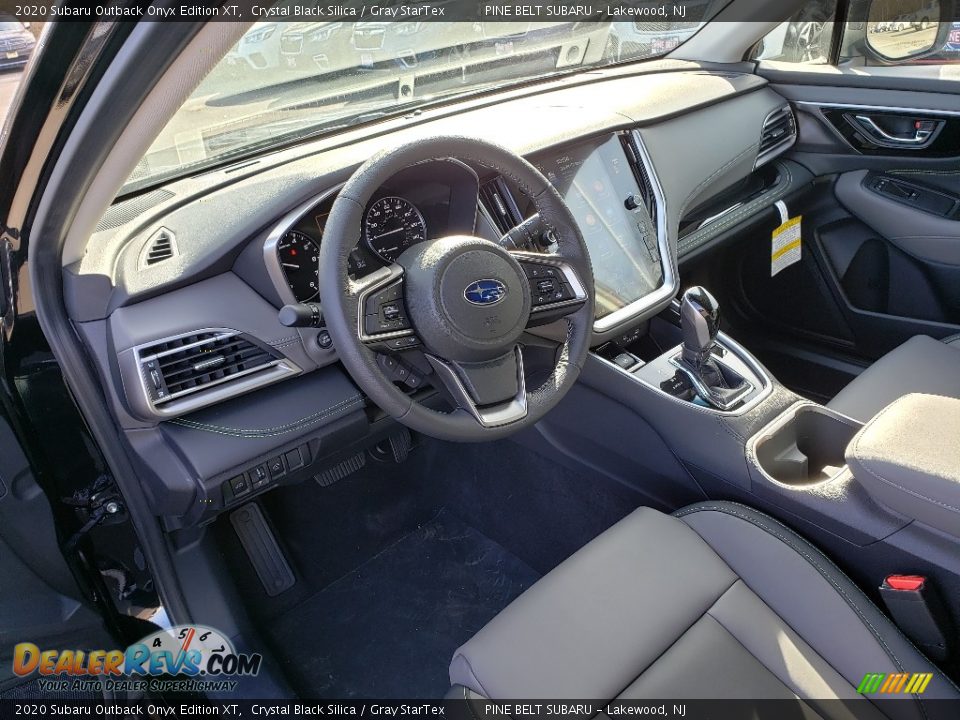 Gray StarTex Interior - 2020 Subaru Outback Onyx Edition XT Photo #7