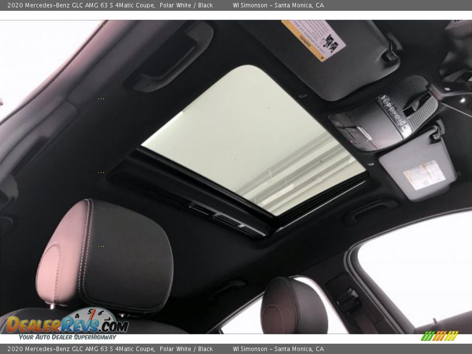 2020 Mercedes-Benz GLC AMG 63 S 4Matic Coupe Polar White / Black Photo #29