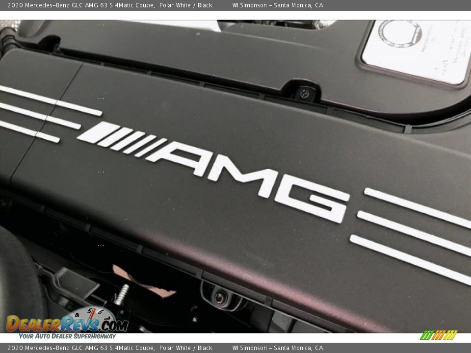 2020 Mercedes-Benz GLC AMG 63 S 4Matic Coupe Polar White / Black Photo #31