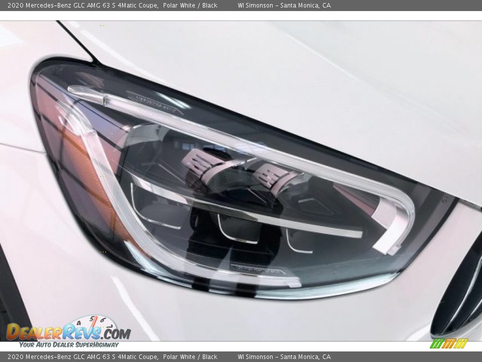 2020 Mercedes-Benz GLC AMG 63 S 4Matic Coupe Polar White / Black Photo #32