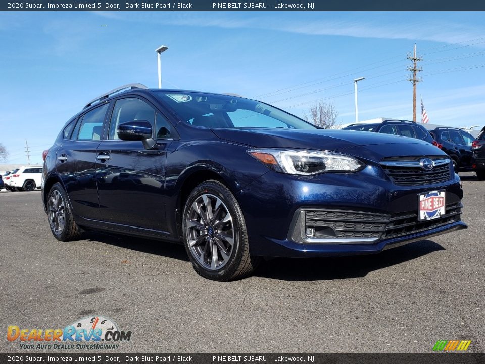 2020 Subaru Impreza Limited 5-Door Dark Blue Pearl / Black Photo #1