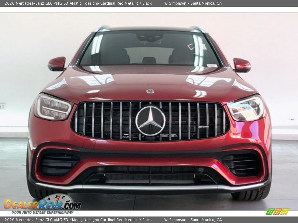 2020 Mercedes-Benz GLC AMG 63 4Matic designo Cardinal Red Metallic / Black Photo #2