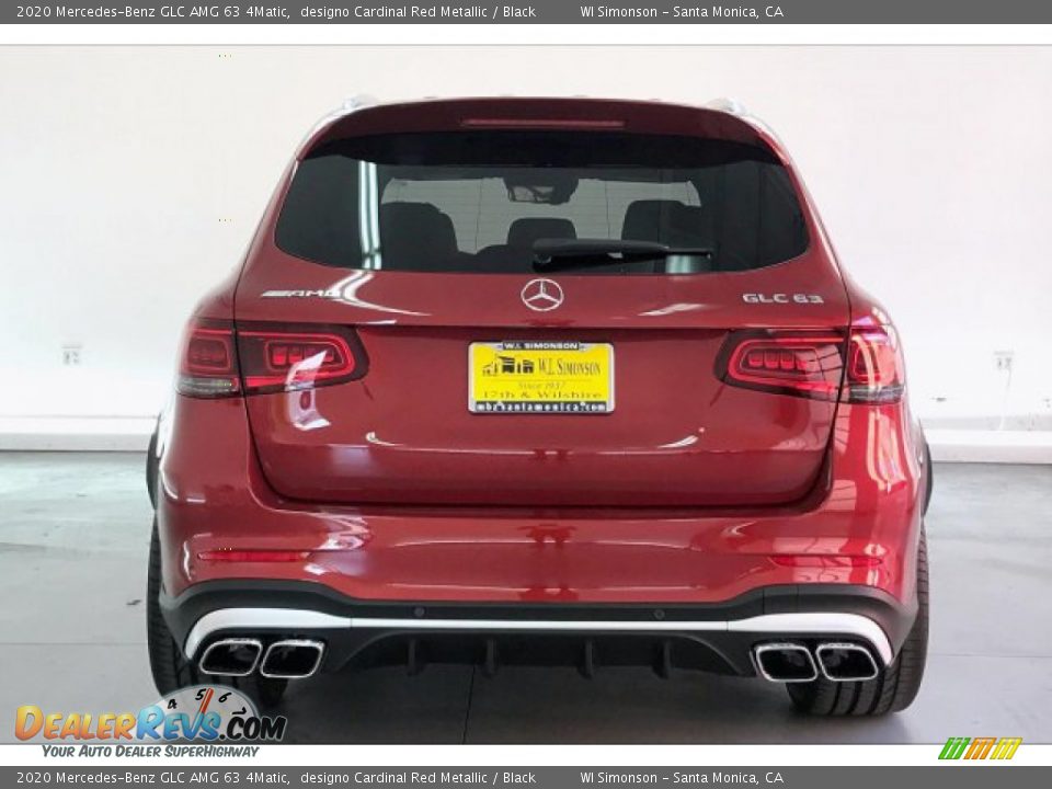 2020 Mercedes-Benz GLC AMG 63 4Matic designo Cardinal Red Metallic / Black Photo #3