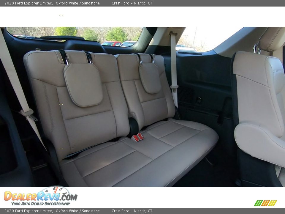 2020 Ford Explorer Limited Oxford White / Sandstone Photo #24
