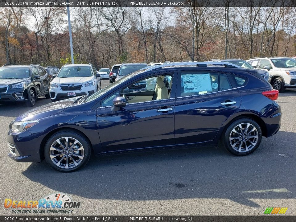 2020 Subaru Impreza Limited 5-Door Dark Blue Pearl / Black Photo #3