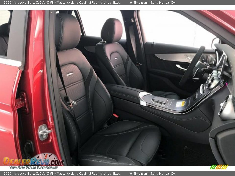 2020 Mercedes-Benz GLC AMG 63 4Matic designo Cardinal Red Metallic / Black Photo #6