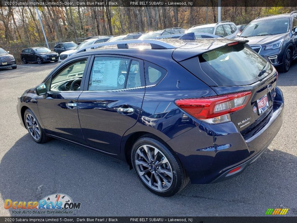 2020 Subaru Impreza Limited 5-Door Dark Blue Pearl / Black Photo #4