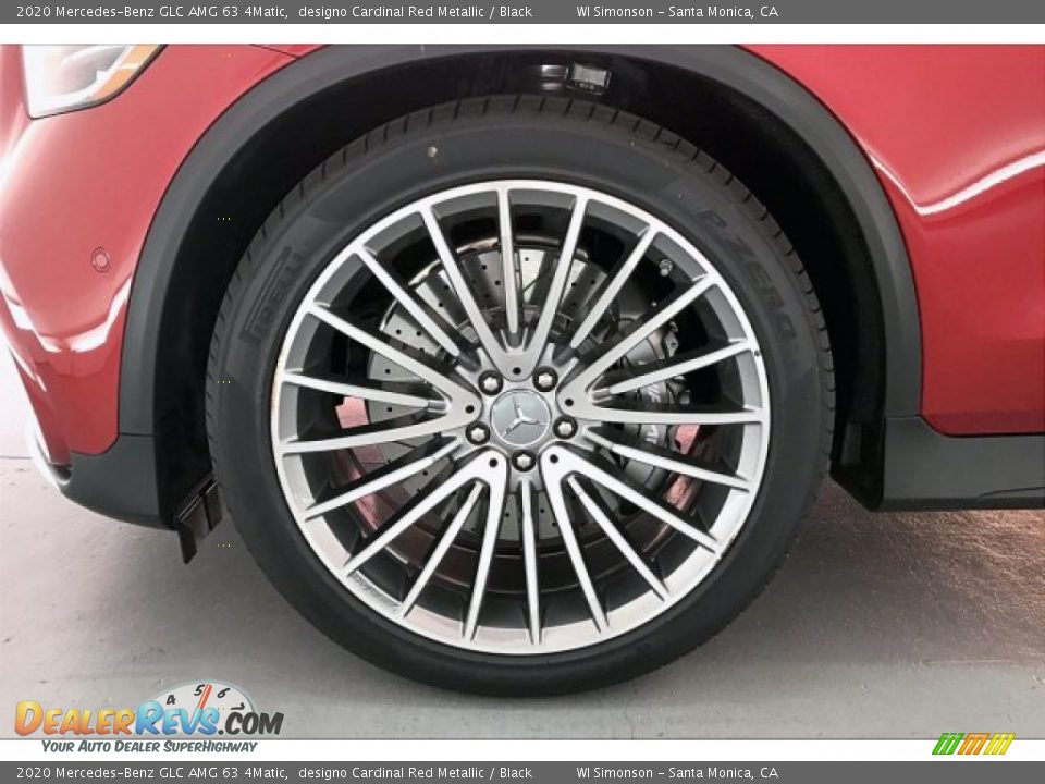 2020 Mercedes-Benz GLC AMG 63 4Matic designo Cardinal Red Metallic / Black Photo #8