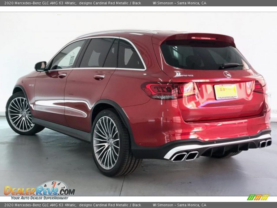2020 Mercedes-Benz GLC AMG 63 4Matic designo Cardinal Red Metallic / Black Photo #10