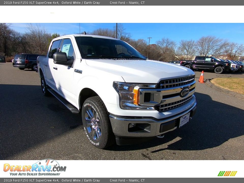 2019 Ford F150 XLT SuperCrew 4x4 Oxford White / Earth Gray Photo #1