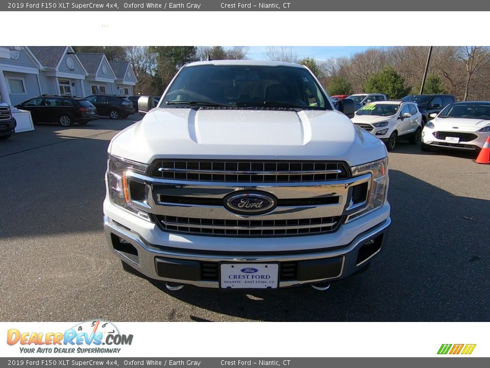 2019 Ford F150 XLT SuperCrew 4x4 Oxford White / Earth Gray Photo #2