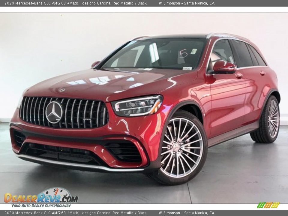 2020 Mercedes-Benz GLC AMG 63 4Matic designo Cardinal Red Metallic / Black Photo #12