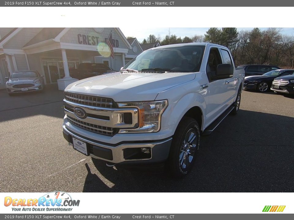 2019 Ford F150 XLT SuperCrew 4x4 Oxford White / Earth Gray Photo #3