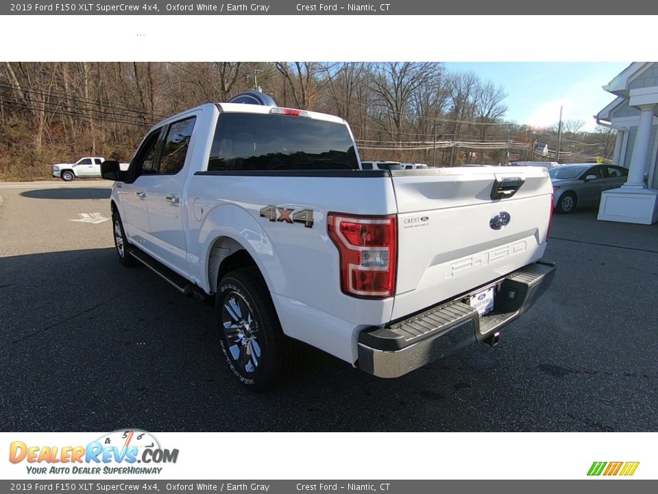 2019 Ford F150 XLT SuperCrew 4x4 Oxford White / Earth Gray Photo #5