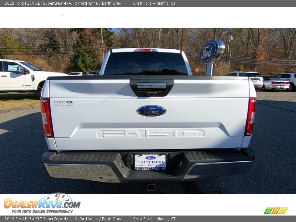 2019 Ford F150 XLT SuperCrew 4x4 Oxford White / Earth Gray Photo #6