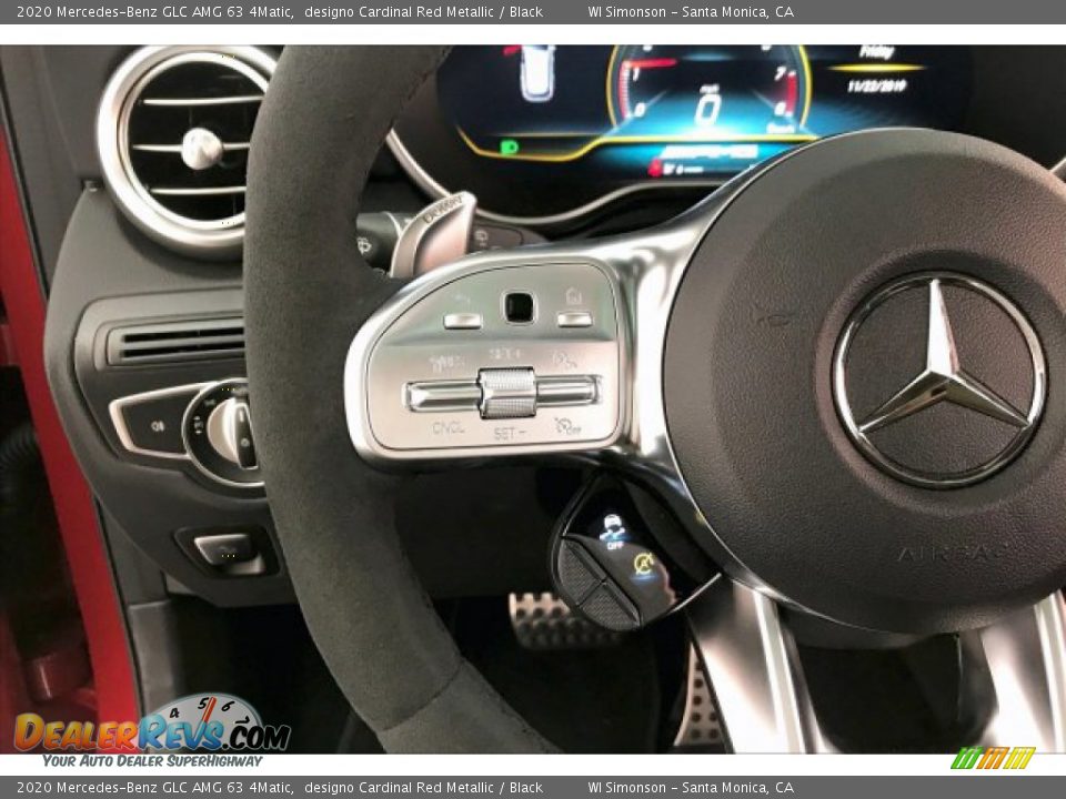 2020 Mercedes-Benz GLC AMG 63 4Matic designo Cardinal Red Metallic / Black Photo #18