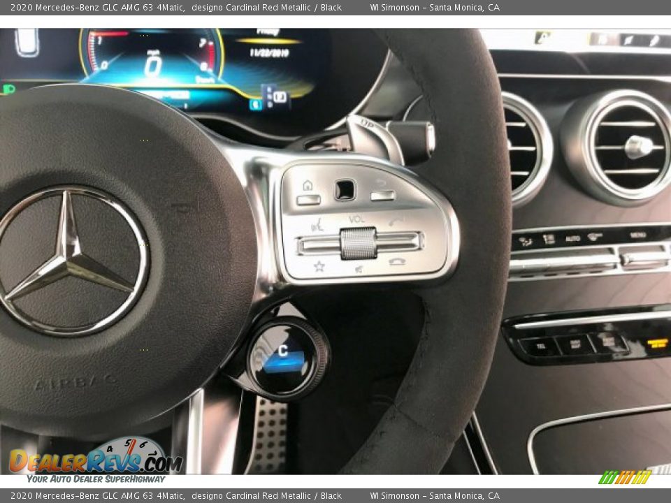 2020 Mercedes-Benz GLC AMG 63 4Matic designo Cardinal Red Metallic / Black Photo #19