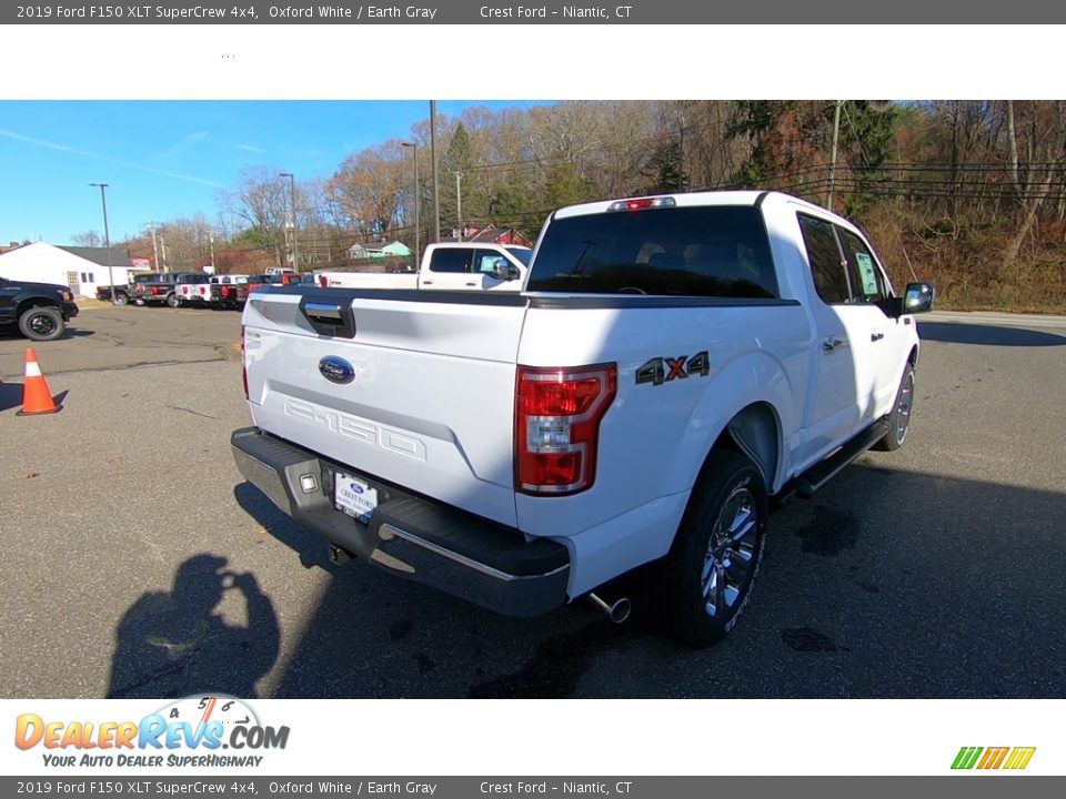 2019 Ford F150 XLT SuperCrew 4x4 Oxford White / Earth Gray Photo #7