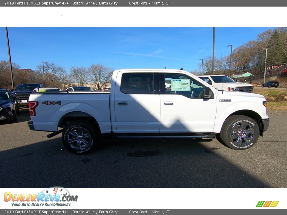 2019 Ford F150 XLT SuperCrew 4x4 Oxford White / Earth Gray Photo #8