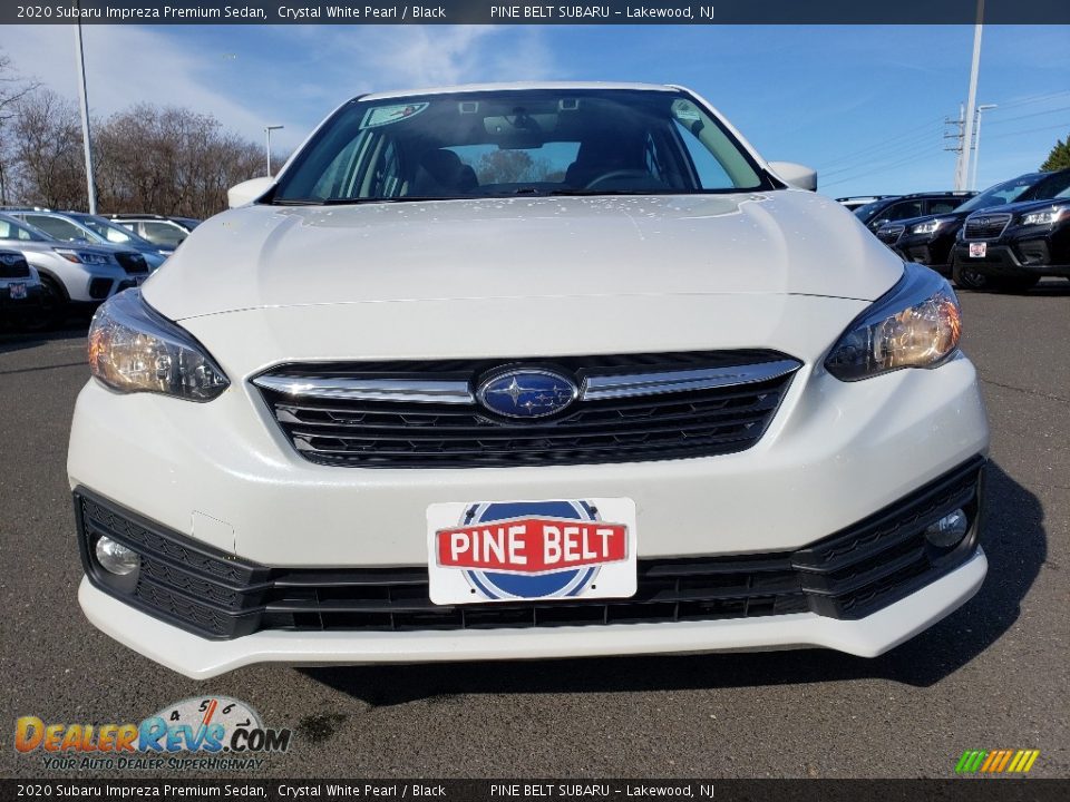 2020 Subaru Impreza Premium Sedan Crystal White Pearl / Black Photo #2
