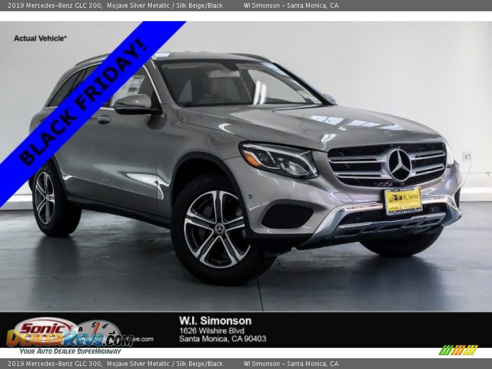 2019 Mercedes-Benz GLC 300 Mojave Silver Metallic / Silk Beige/Black Photo #1