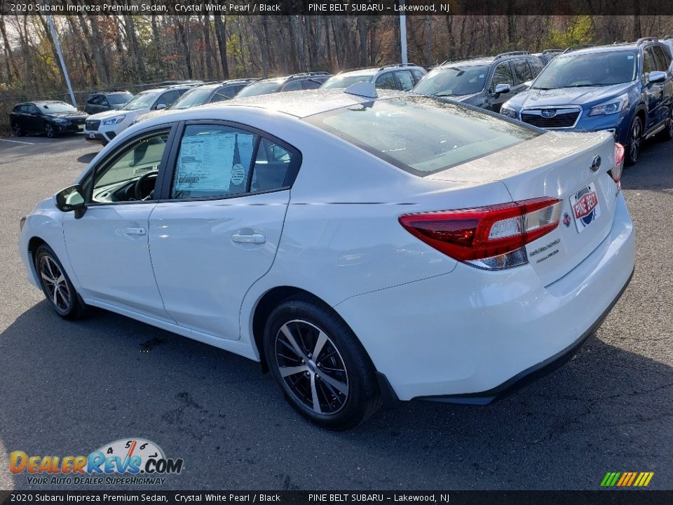 2020 Subaru Impreza Premium Sedan Crystal White Pearl / Black Photo #4