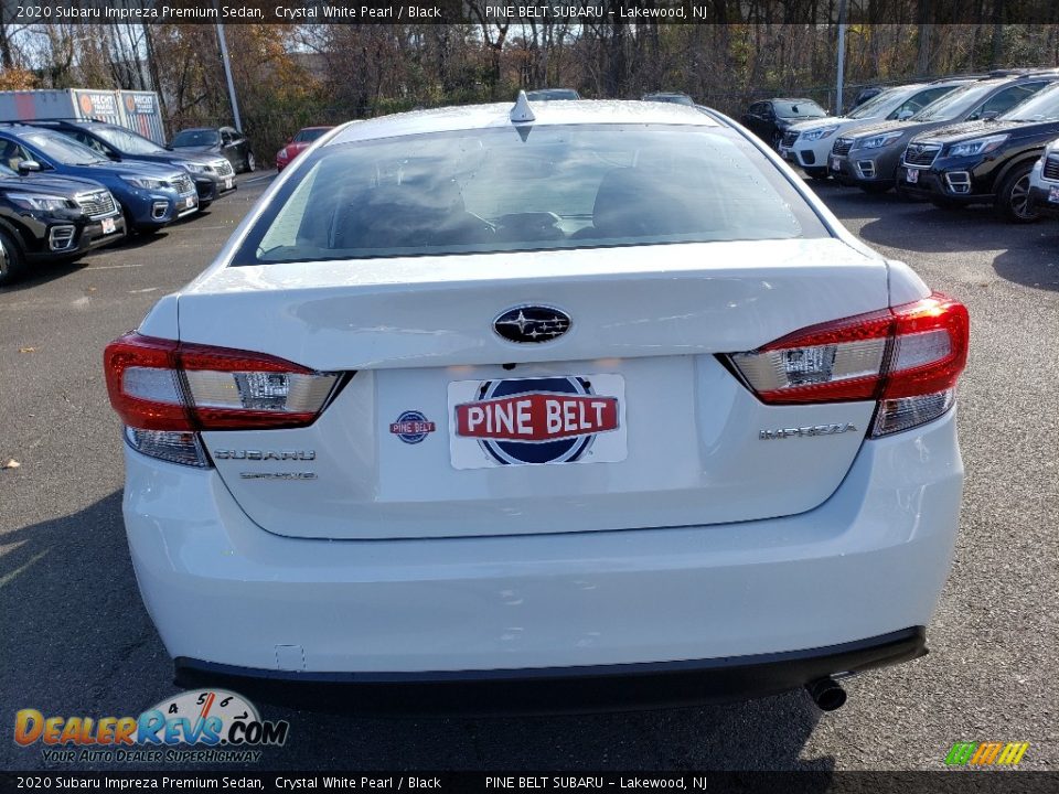 2020 Subaru Impreza Premium Sedan Crystal White Pearl / Black Photo #5