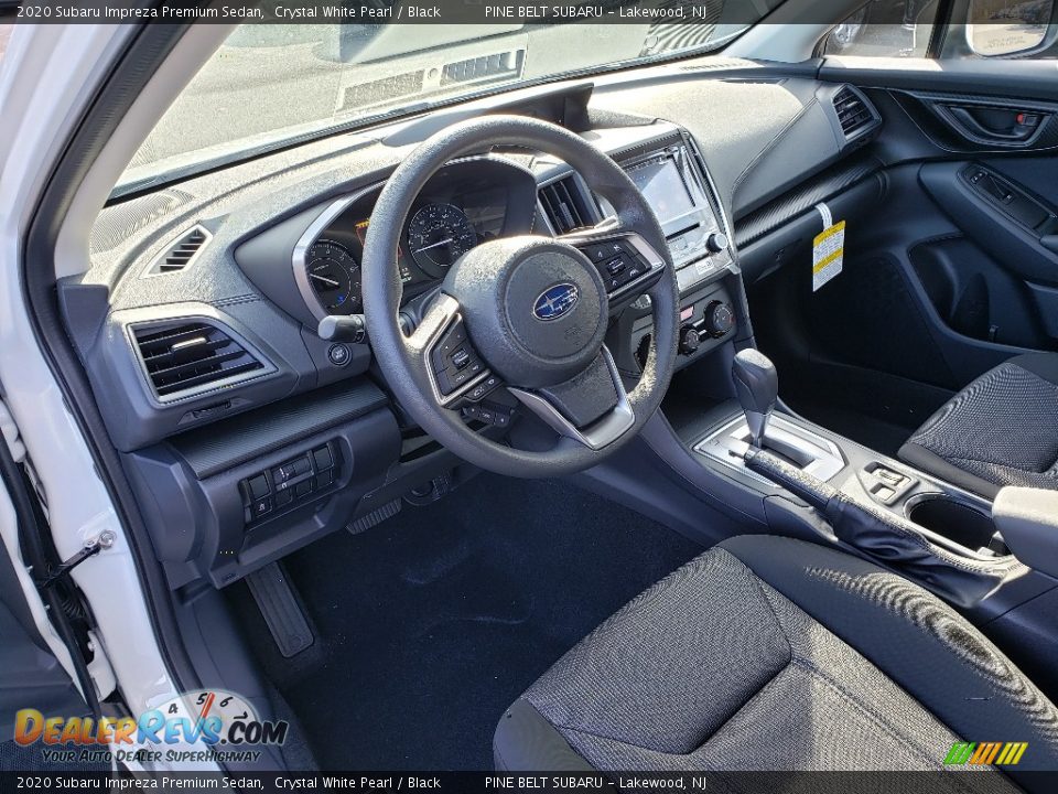 2020 Subaru Impreza Premium Sedan Crystal White Pearl / Black Photo #7