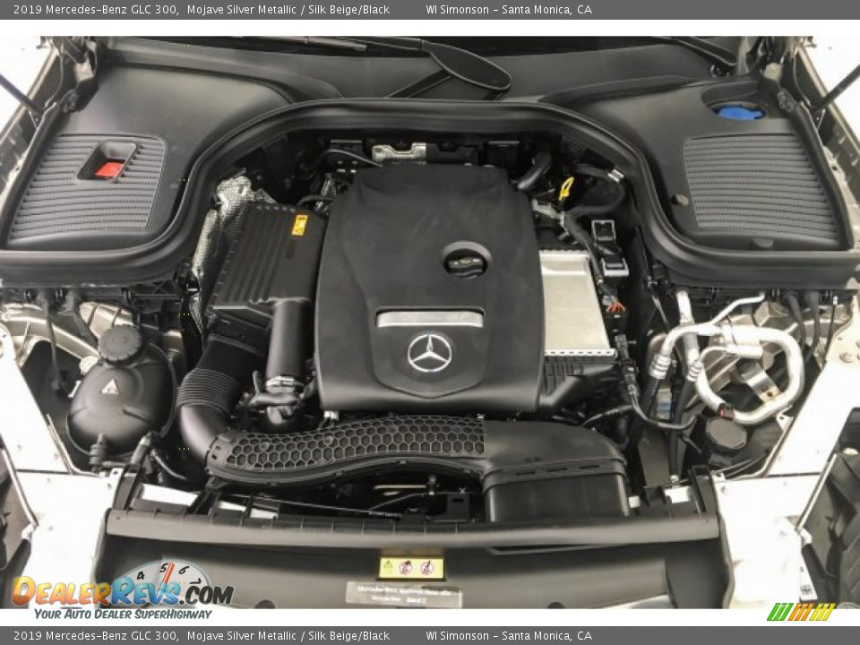 2019 Mercedes-Benz GLC 300 Mojave Silver Metallic / Silk Beige/Black Photo #8