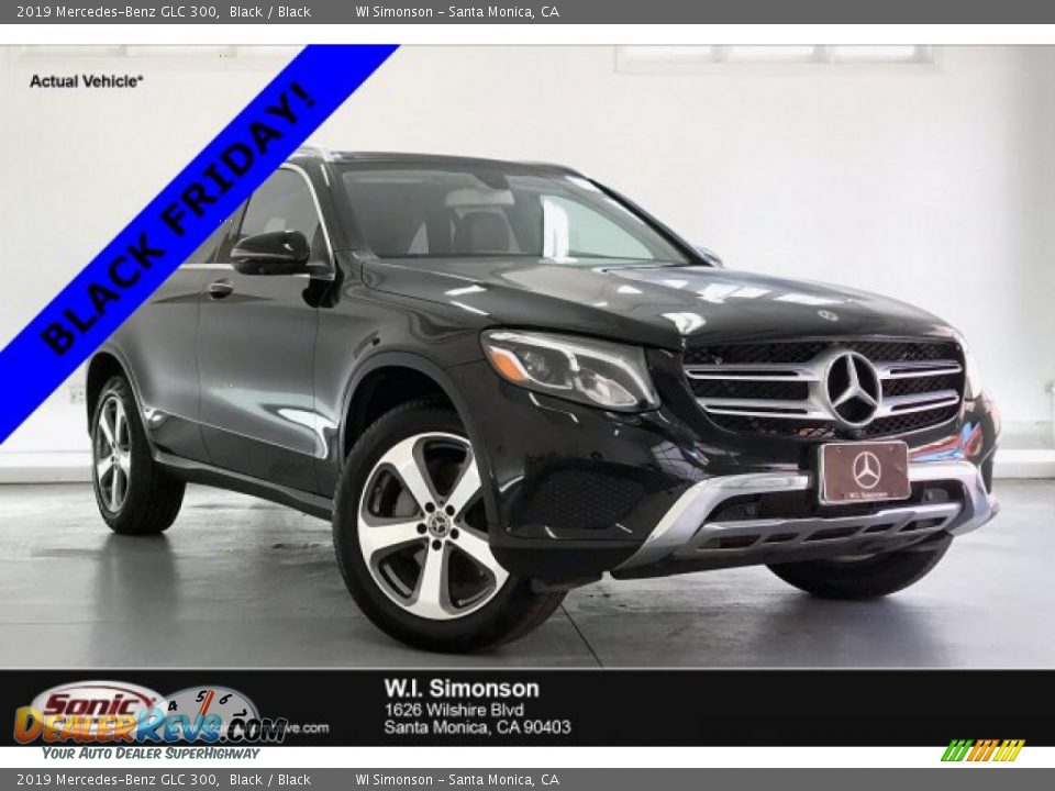 2019 Mercedes-Benz GLC 300 Black / Black Photo #1