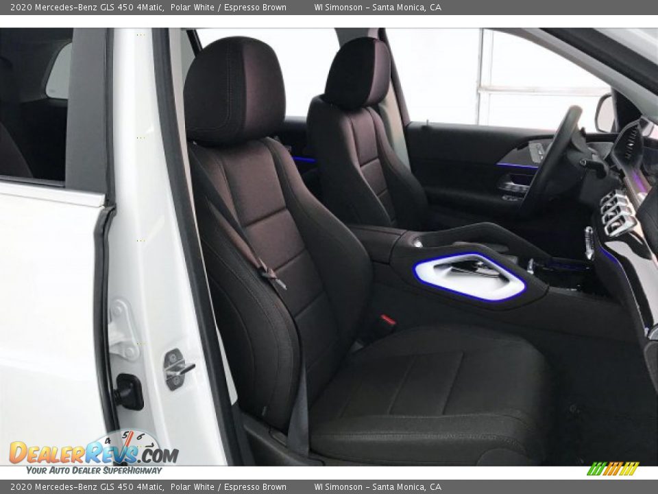 2020 Mercedes-Benz GLS 450 4Matic Polar White / Espresso Brown Photo #5