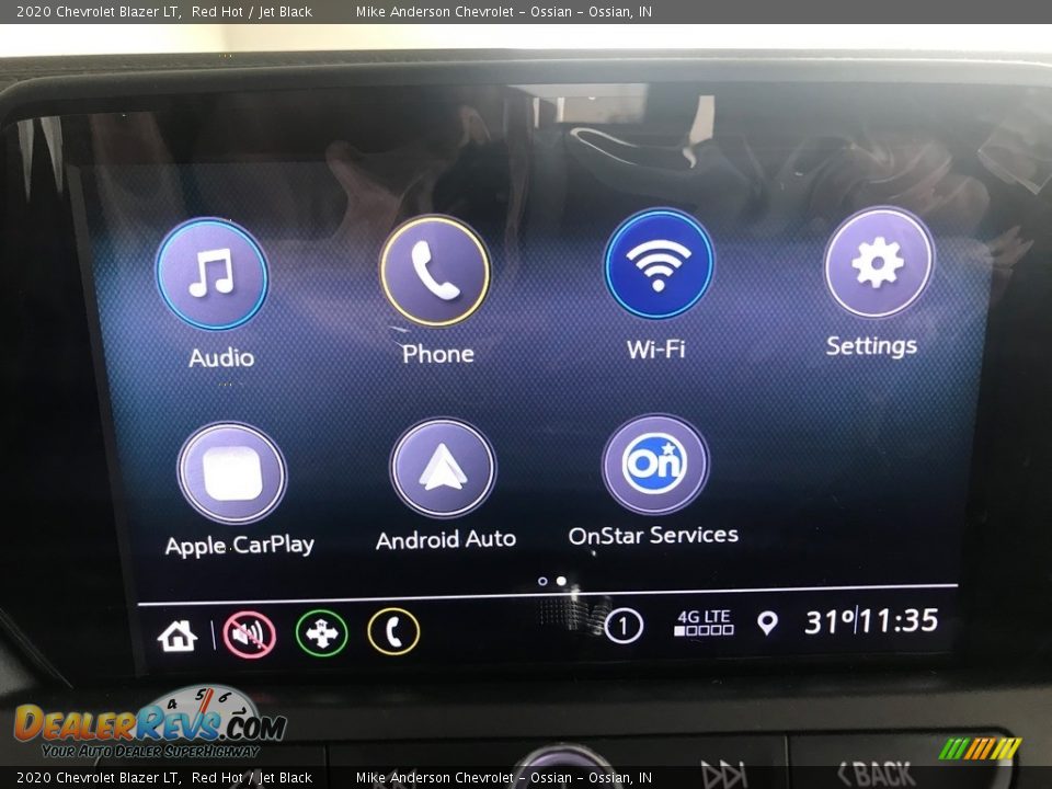 2020 Chevrolet Blazer LT Red Hot / Jet Black Photo #18