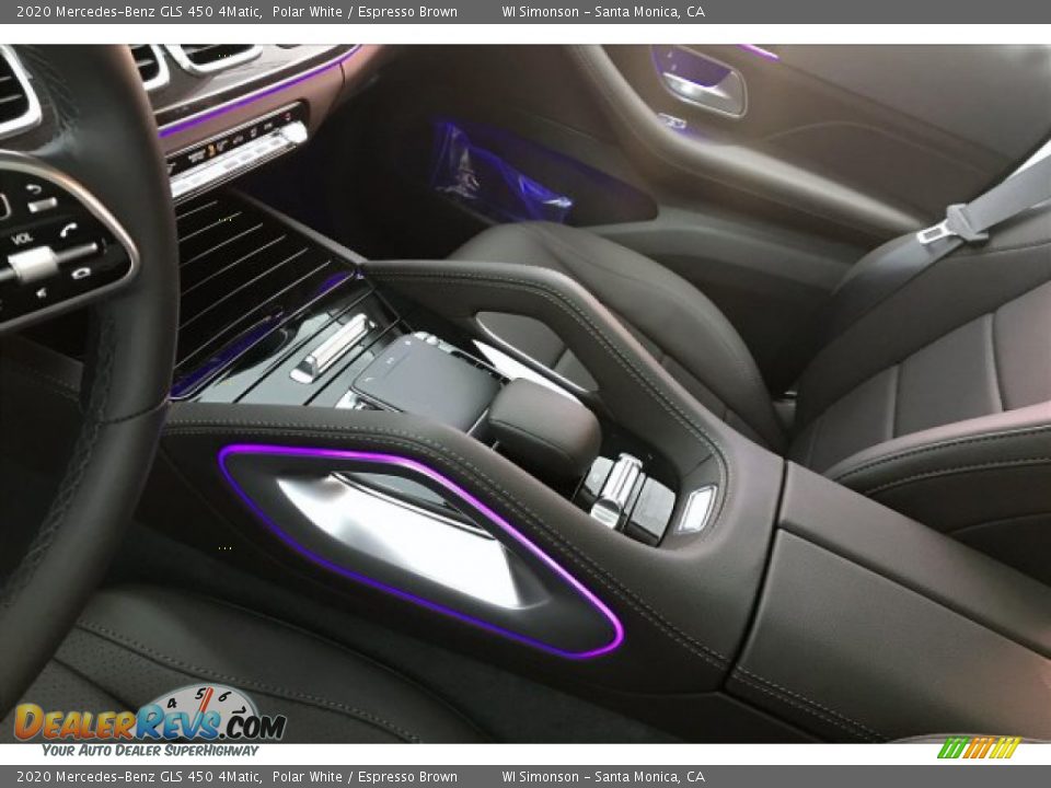 2020 Mercedes-Benz GLS 450 4Matic Polar White / Espresso Brown Photo #7