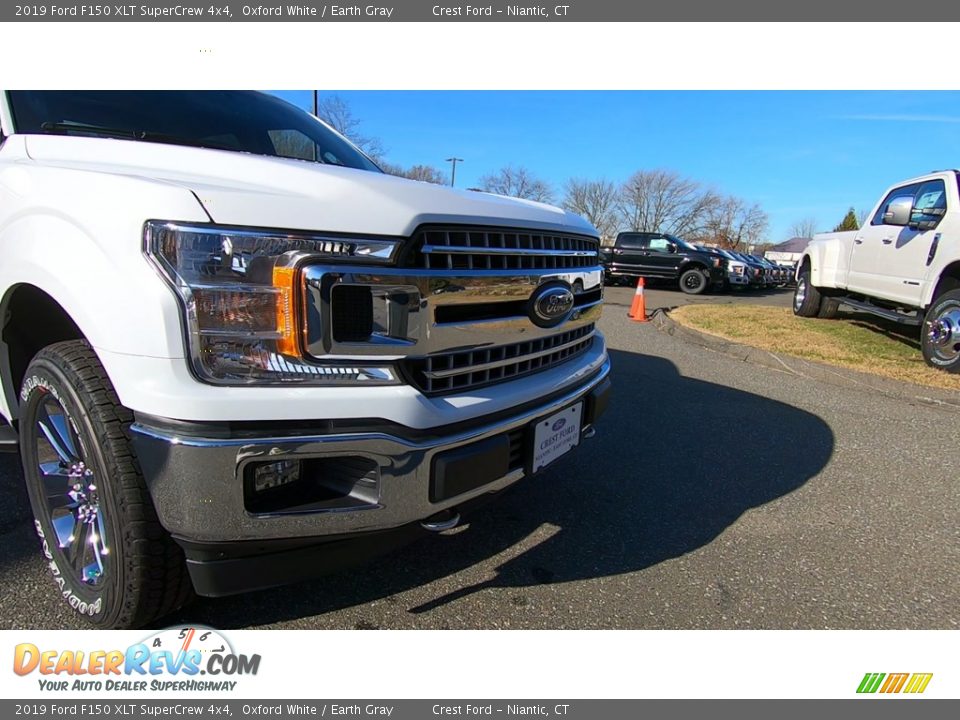 2019 Ford F150 XLT SuperCrew 4x4 Oxford White / Earth Gray Photo #27