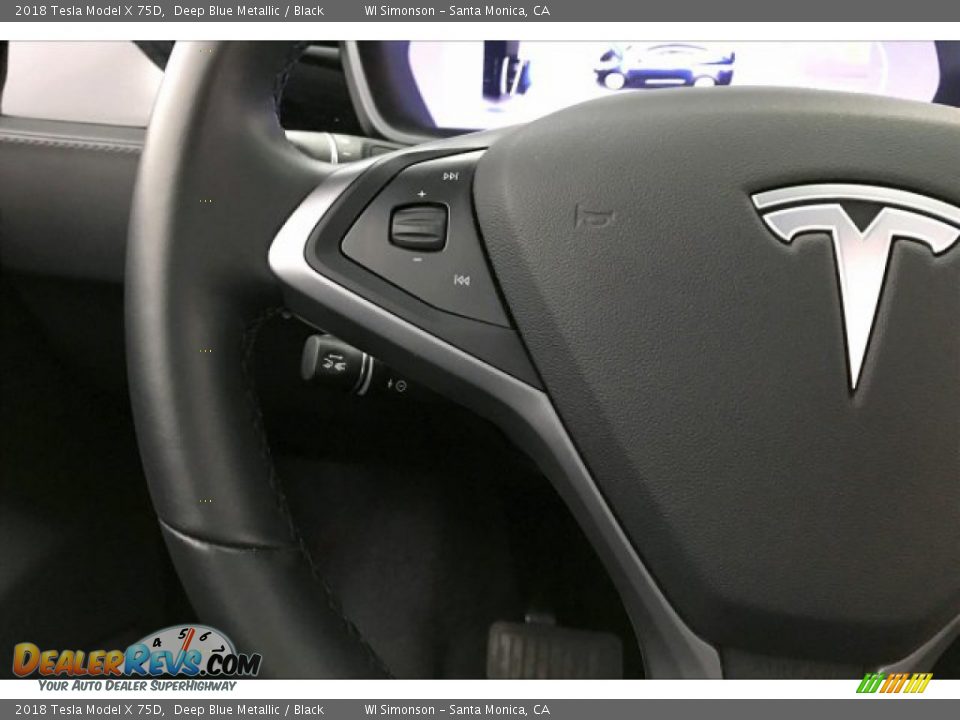 2018 Tesla Model X 75D Steering Wheel Photo #18
