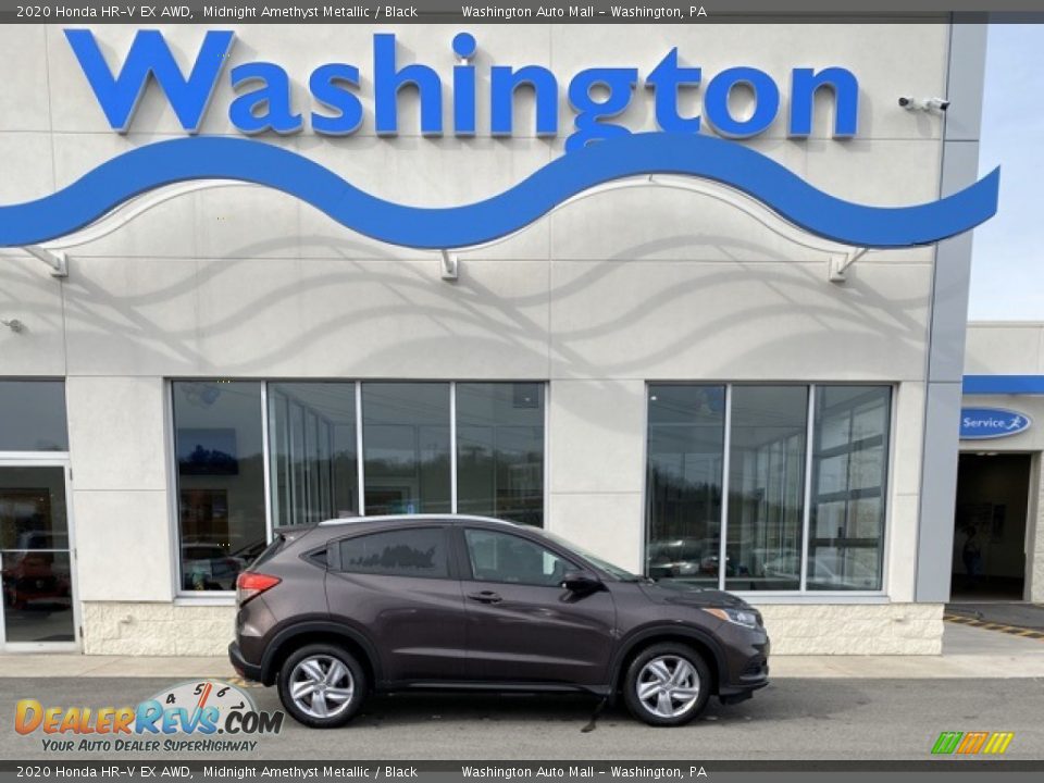 2020 Honda HR-V EX AWD Midnight Amethyst Metallic / Black Photo #1