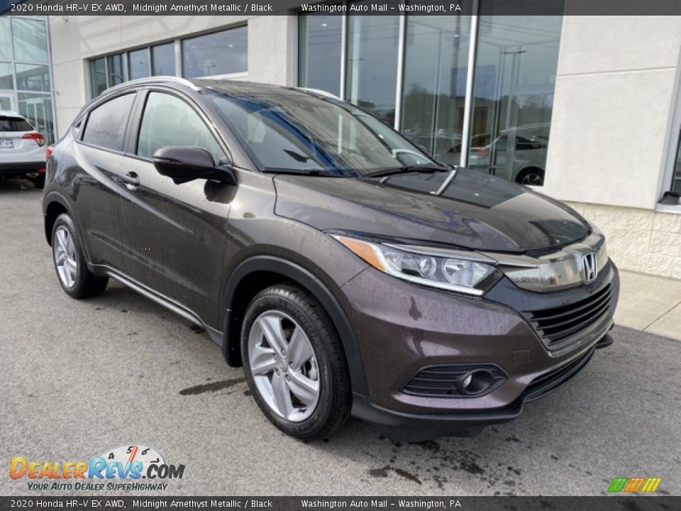 Front 3/4 View of 2020 Honda HR-V EX AWD Photo #2